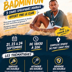Semaine entraînement dirigé avec notre coach Léo